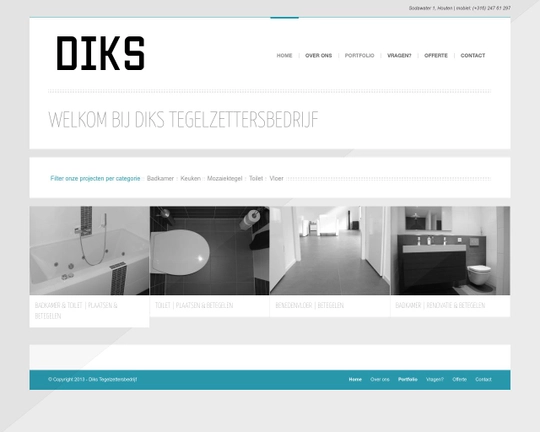 Diks Tegelzettersbedrijf Logo