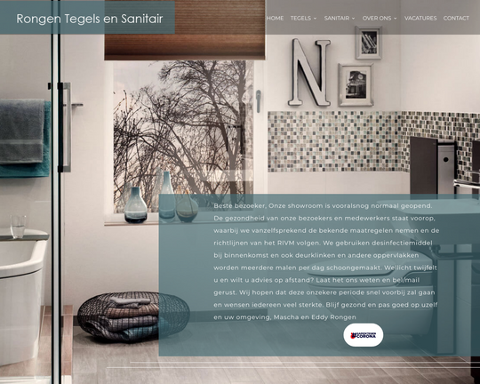 Rongen Tegels en Sanitair Logo