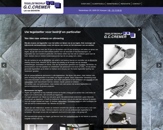 Tegelzetbedrijf G.C. Cremer Logo