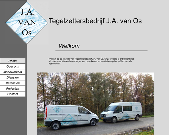 Tegelzettersbedrijf J.A. van Os Logo