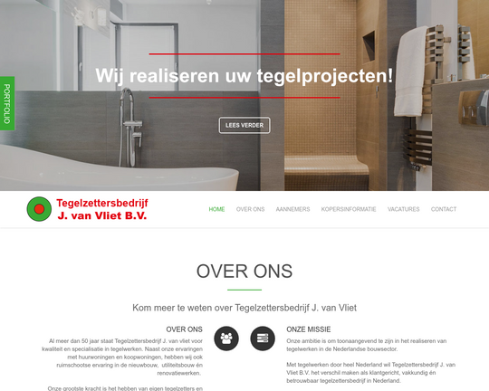 Tegelzettersbedrijf J. van Vliet Logo