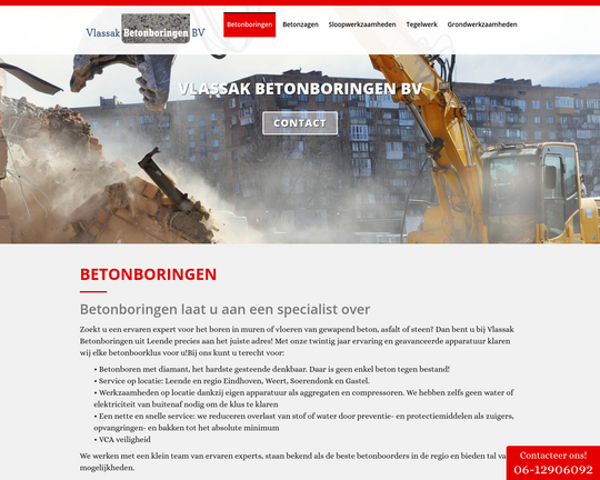 Vlassak Betonboringen Logo